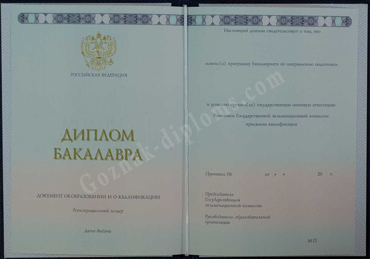 Диплом бакалавра 2014-2025